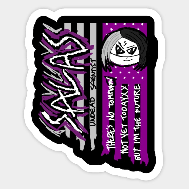 SELENA SALAS ''UNDEAD SCIENTIST'' Sticker by KVLI3N